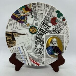 Fitz & Floyd Divertimento “Shakespeare” Salad Plate